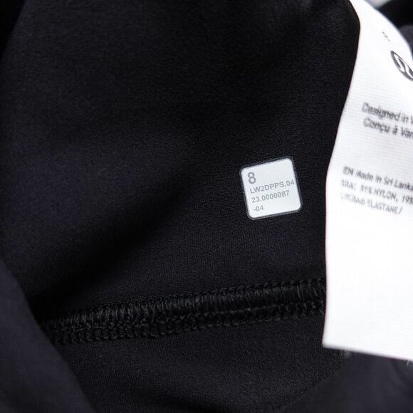 New Lululemon Size 8 Align Asymmetrical Bra A/B Light Support BLK Black $58 - Picture 7 of 8